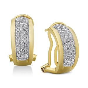 Victoria Townsend Diamond J-Hoop Earrings (1/4 ct. t.w.)